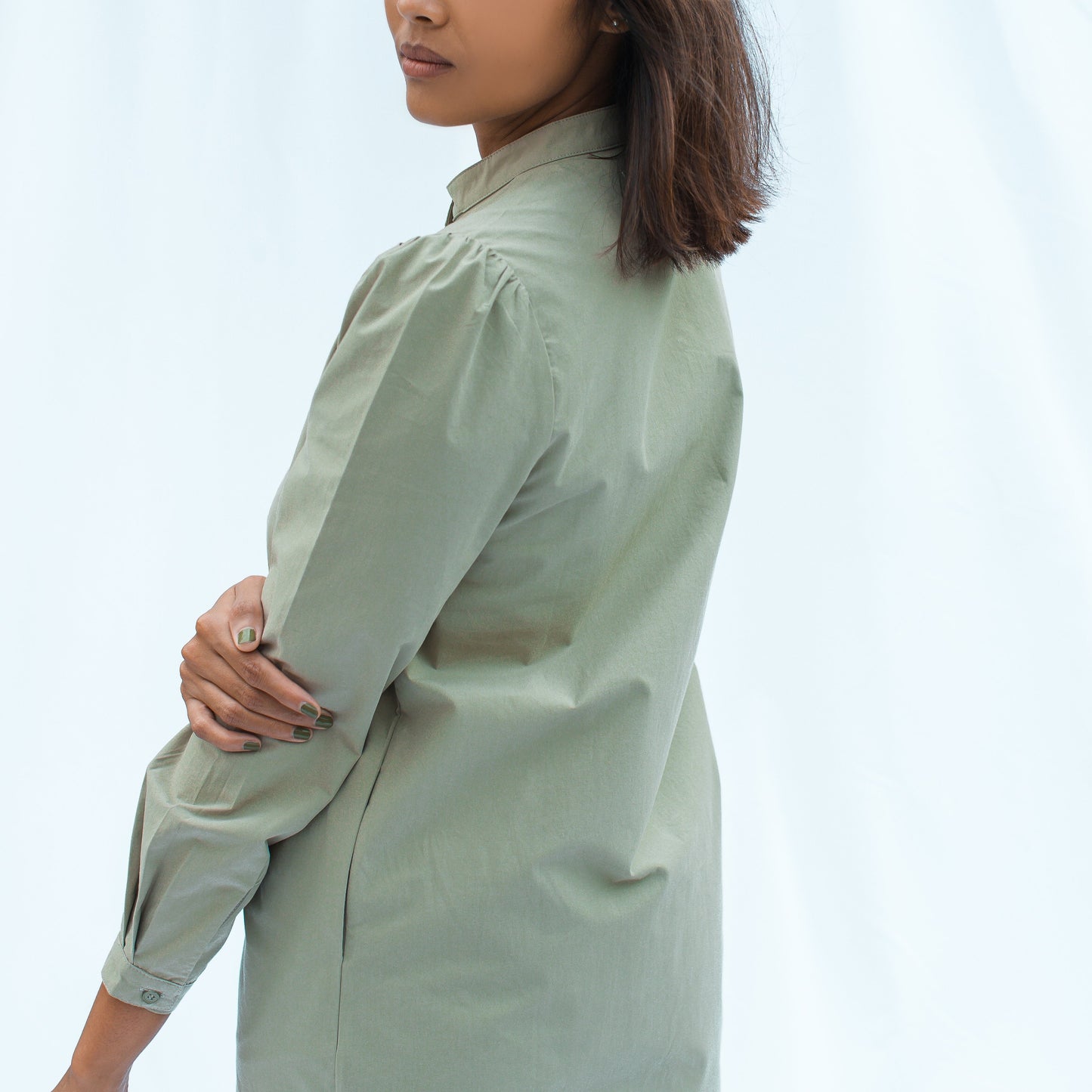 Jane Dress in Sage Green